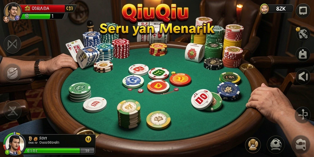 Tampilan gameplay QiuQiu yang memukau di 8ZK.