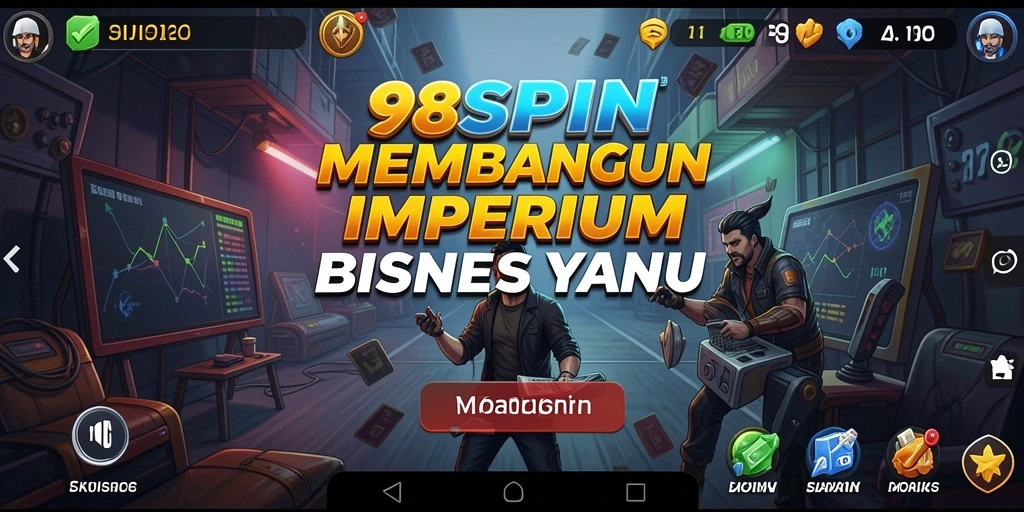 Tampilan menarik dalam 98SPIN menampilkan aktivitas bisnis yang seru.