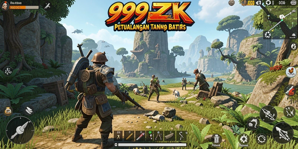 Tampilan gameplay <strong>999ZK</strong> yang menakjubkan di dunia terbuka.