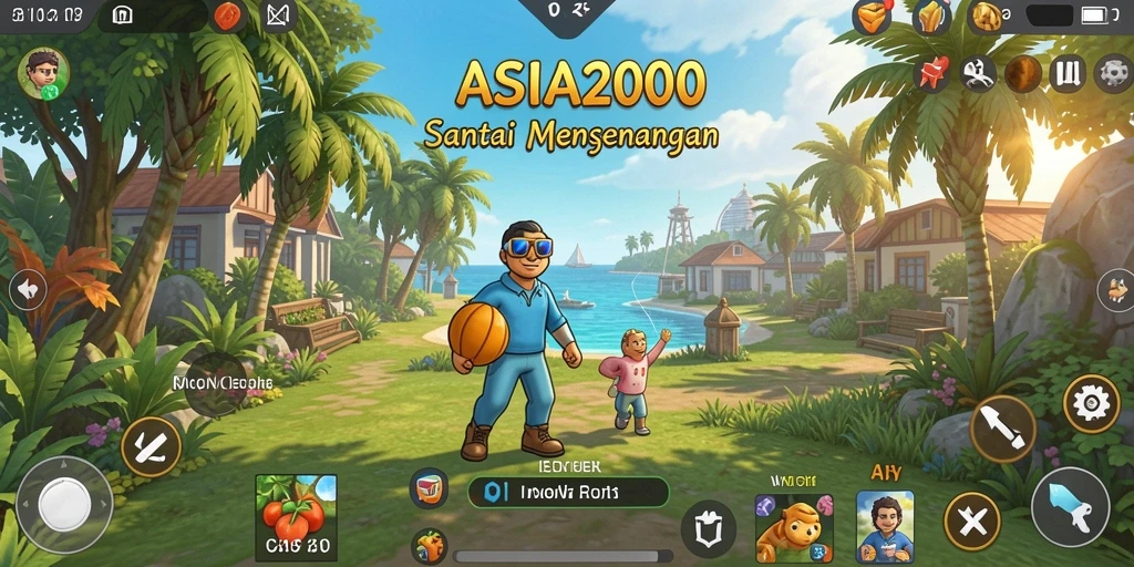 Tampilan permainan ASIA200 dengan grafis menarik dan gameplay seru.