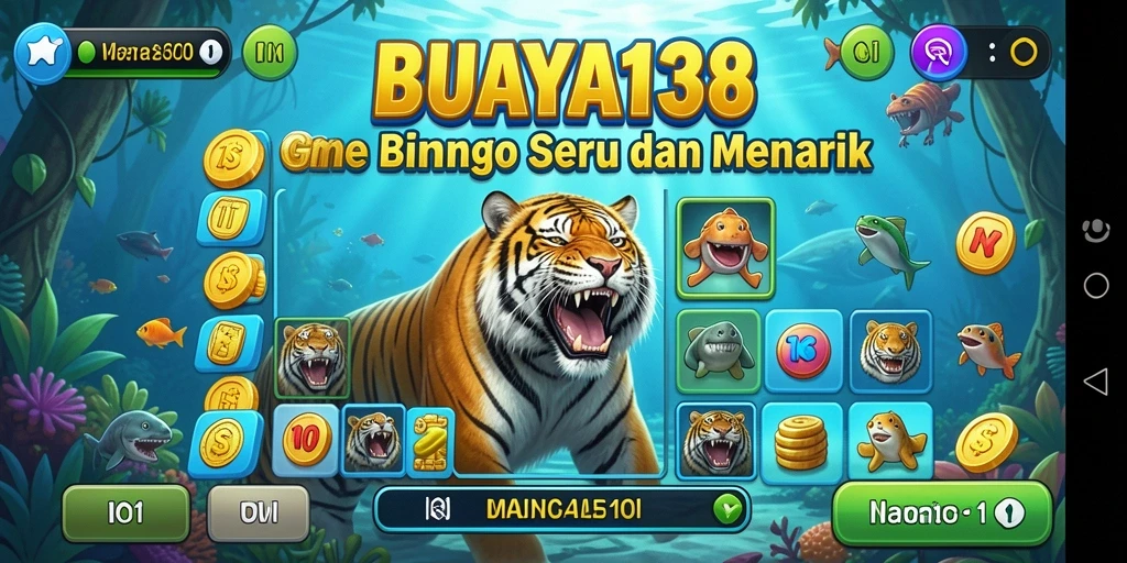 Tampilan menarik dari gameplay BUAYA138 Bingo yang memikat.
