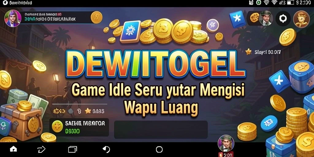 Screenshot gameplay DEWITOGEL yang menarik dengan karakter lucu.