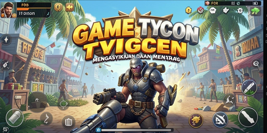 Gameplay Tycoon yang menarik dan menantang di F08.