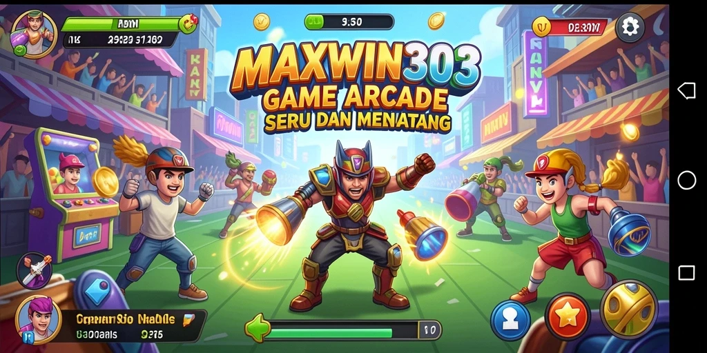 Tampilan gameplay seru dan interaktif dari MAXWIN303.