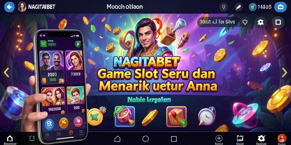 Tampilan gameplay NAGITABET yang menarik dan memukau.