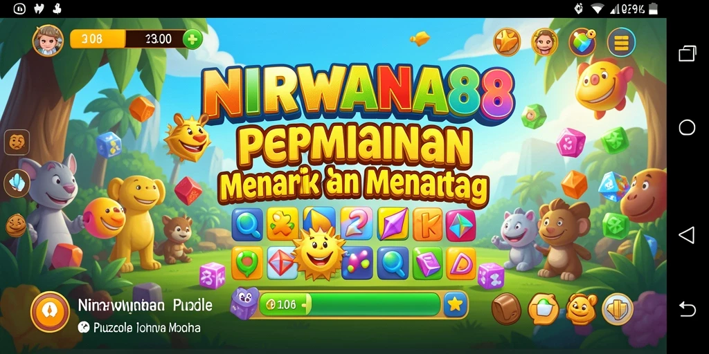 Tampilan gameplay NIRWANA88 yang menarik dan seru saat menyelesaikan puzzle.
