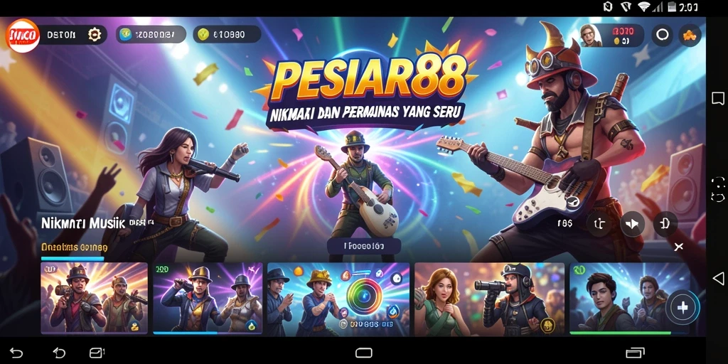 Tampilan gameplay PESIAR88 yang menarik dan interaktif.