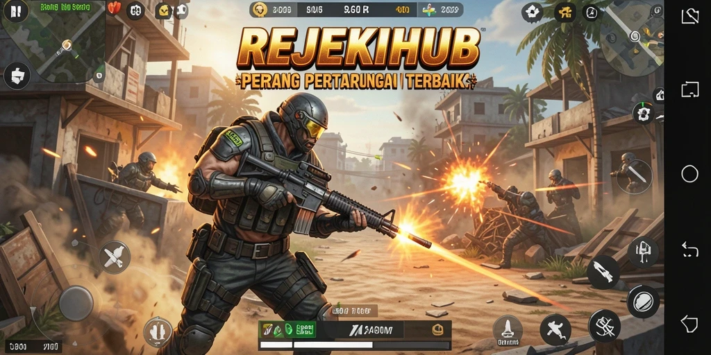 Tangkapan layar gameplay yang intens dan seru dari REJEKIHUB.