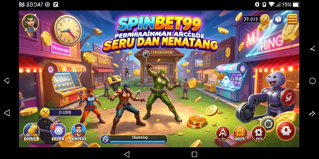Tampilan gameplay SPINBET99 yang penuh aksi dan tantangan.