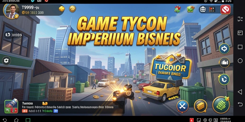 Gameplay Tycoon yang seru dan menantang di T9999.