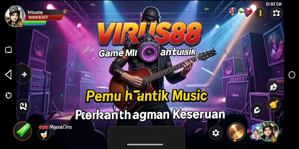 Tampilan gameplay seru dan menantang di VIRUS88.